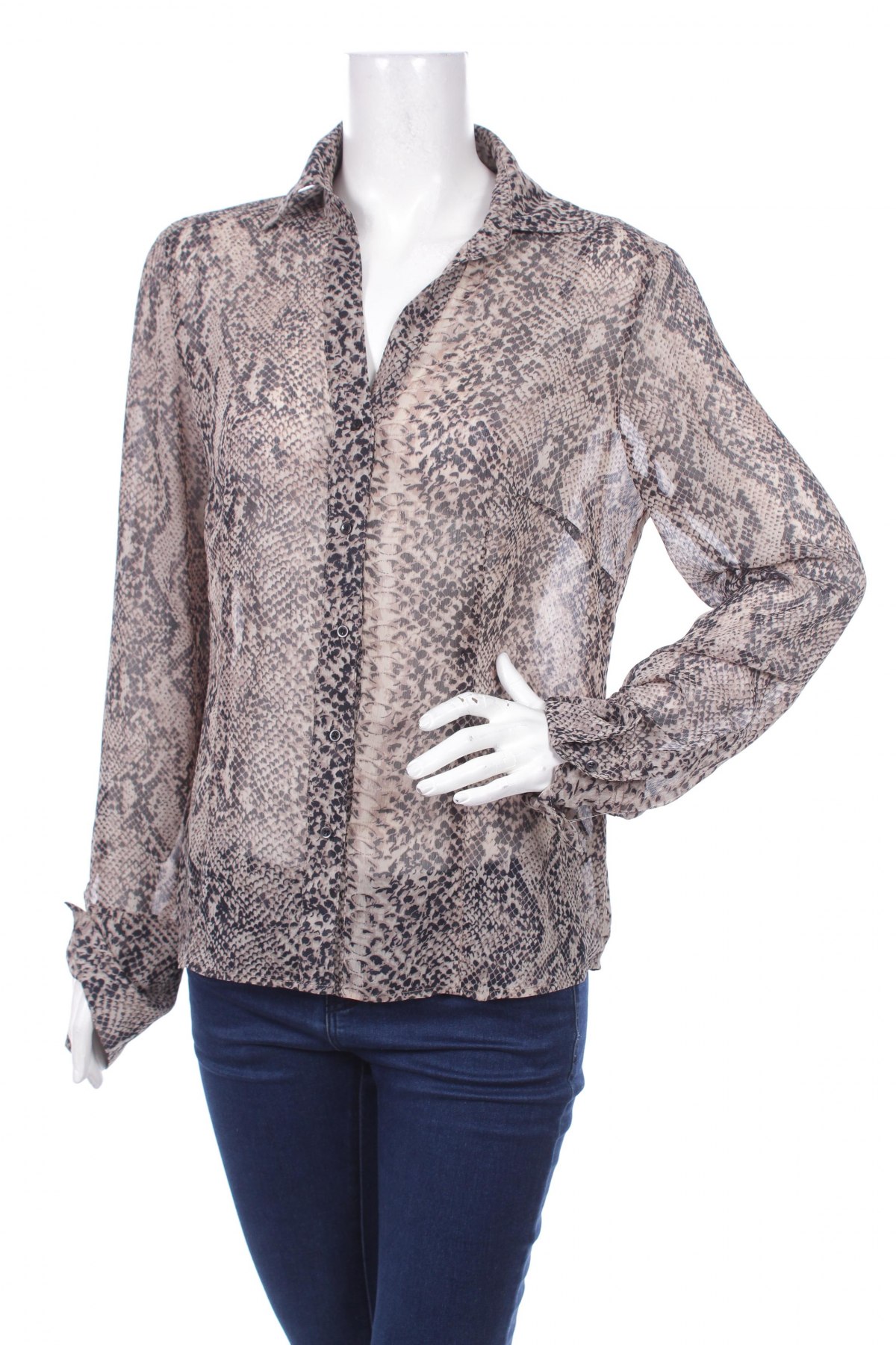 Γυναικείο πουκάμισο Mariposa, Μέγεθος L, Χρώμα  Μπέζ, Τιμή 22,16 €