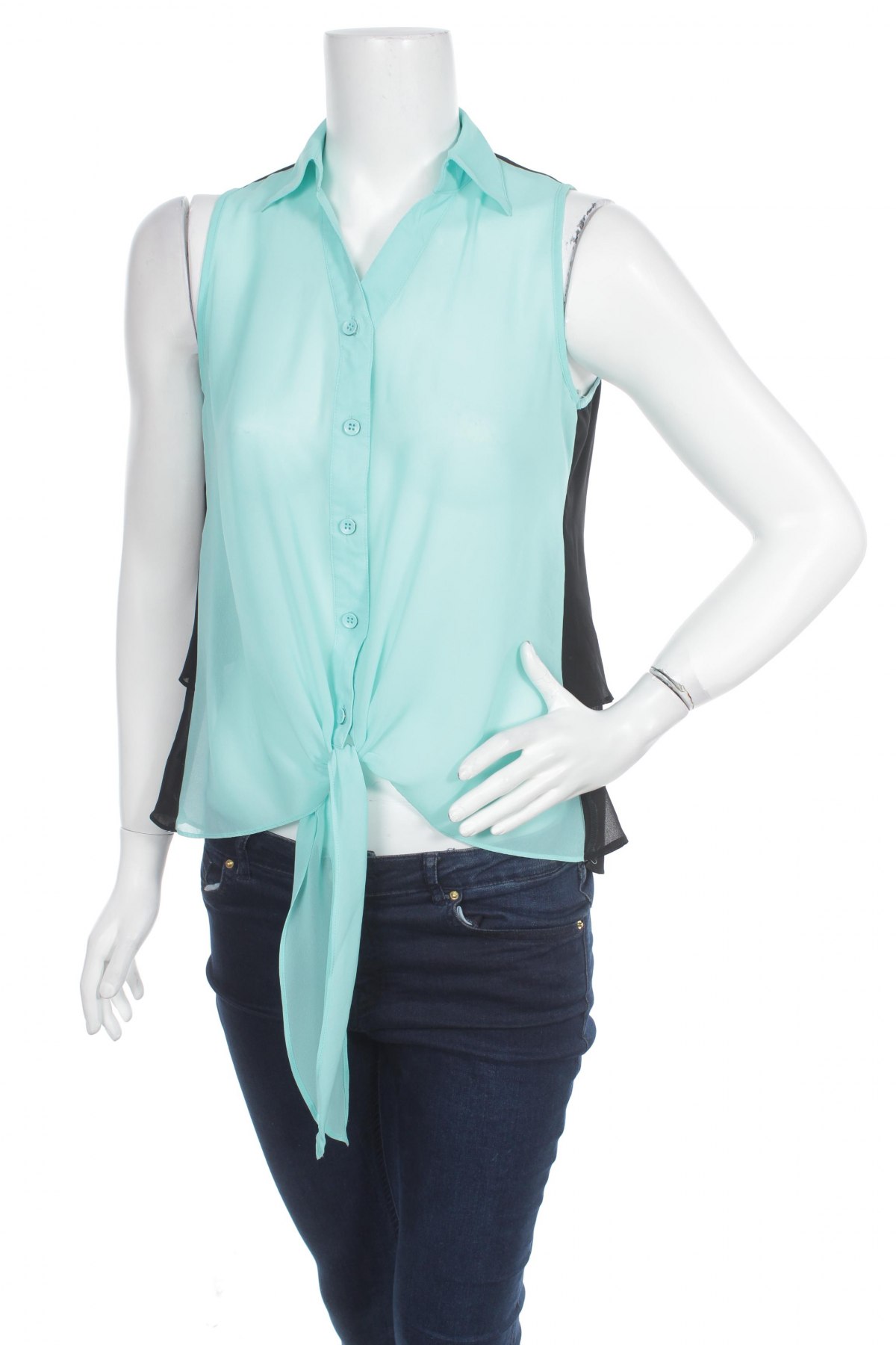 Γυναικείο πουκάμισο Mine, Μέγεθος S, Χρώμα Μπλέ, Τιμή 9,90 €