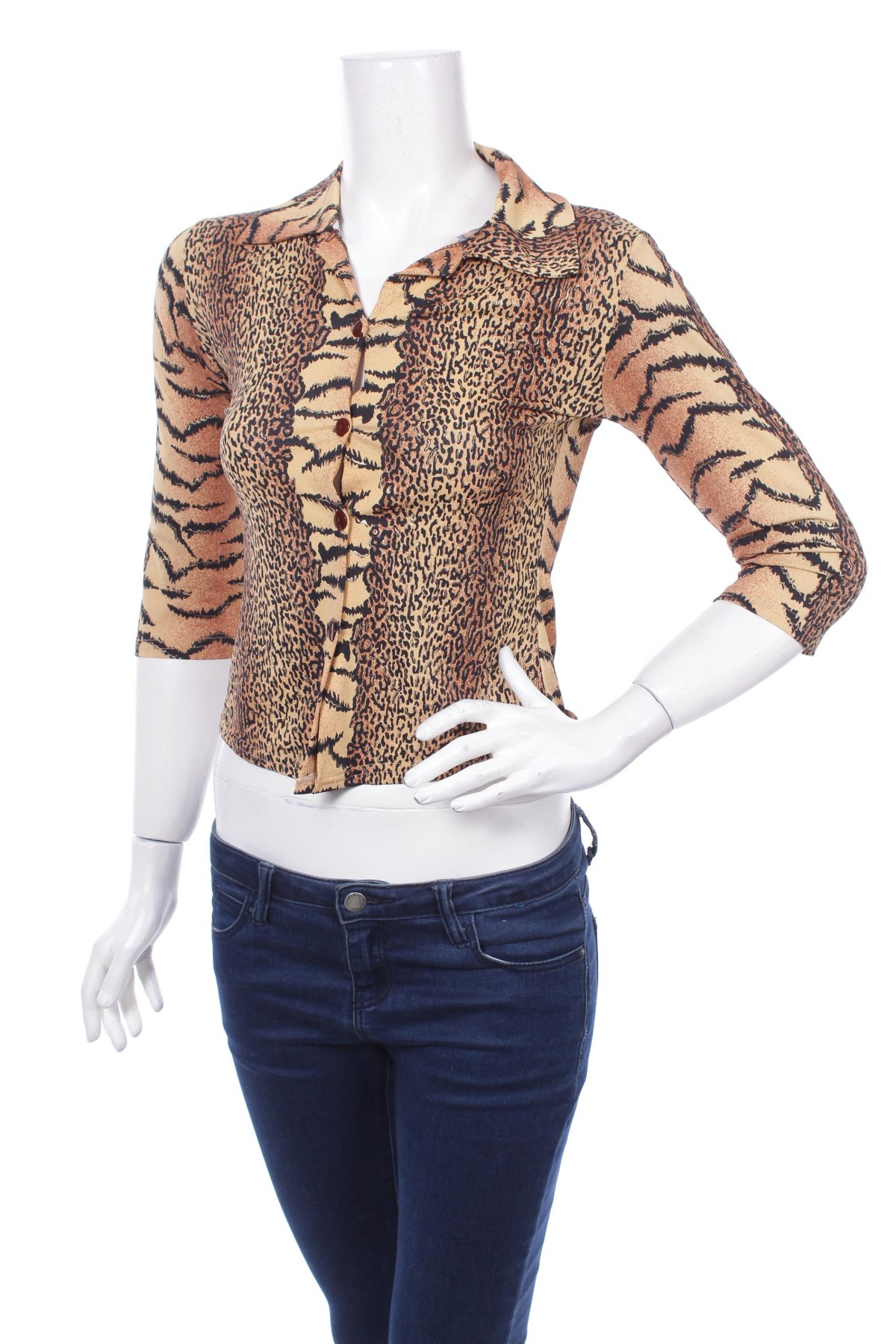 Γυναικείο πουκάμισο, Μέγεθος XS, Χρώμα Πολύχρωμο, Τιμή 18,04 €