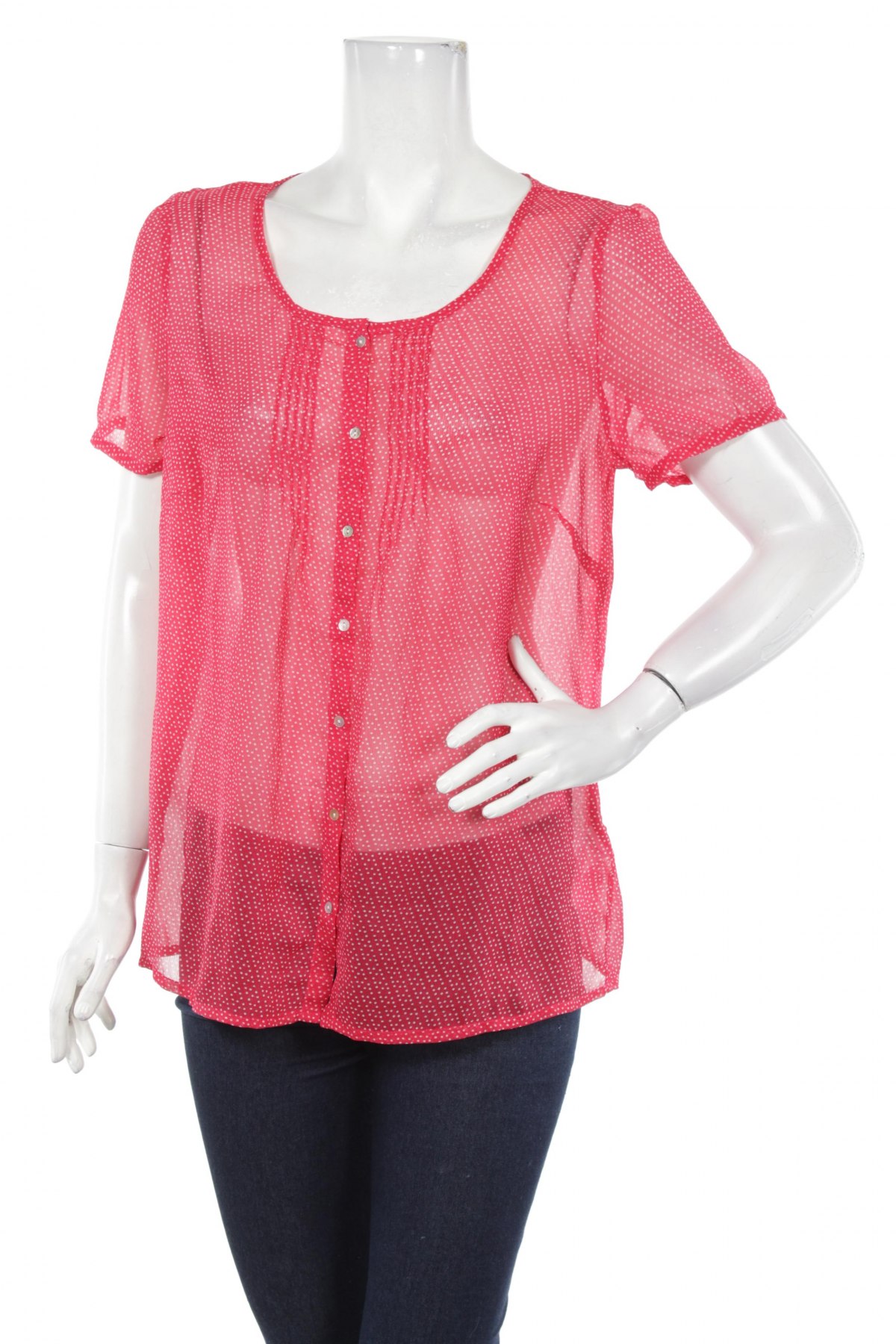Γυναικείο πουκάμισο Soya Concept, Μέγεθος M, Χρώμα Κόκκινο, Τιμή 9,28 €