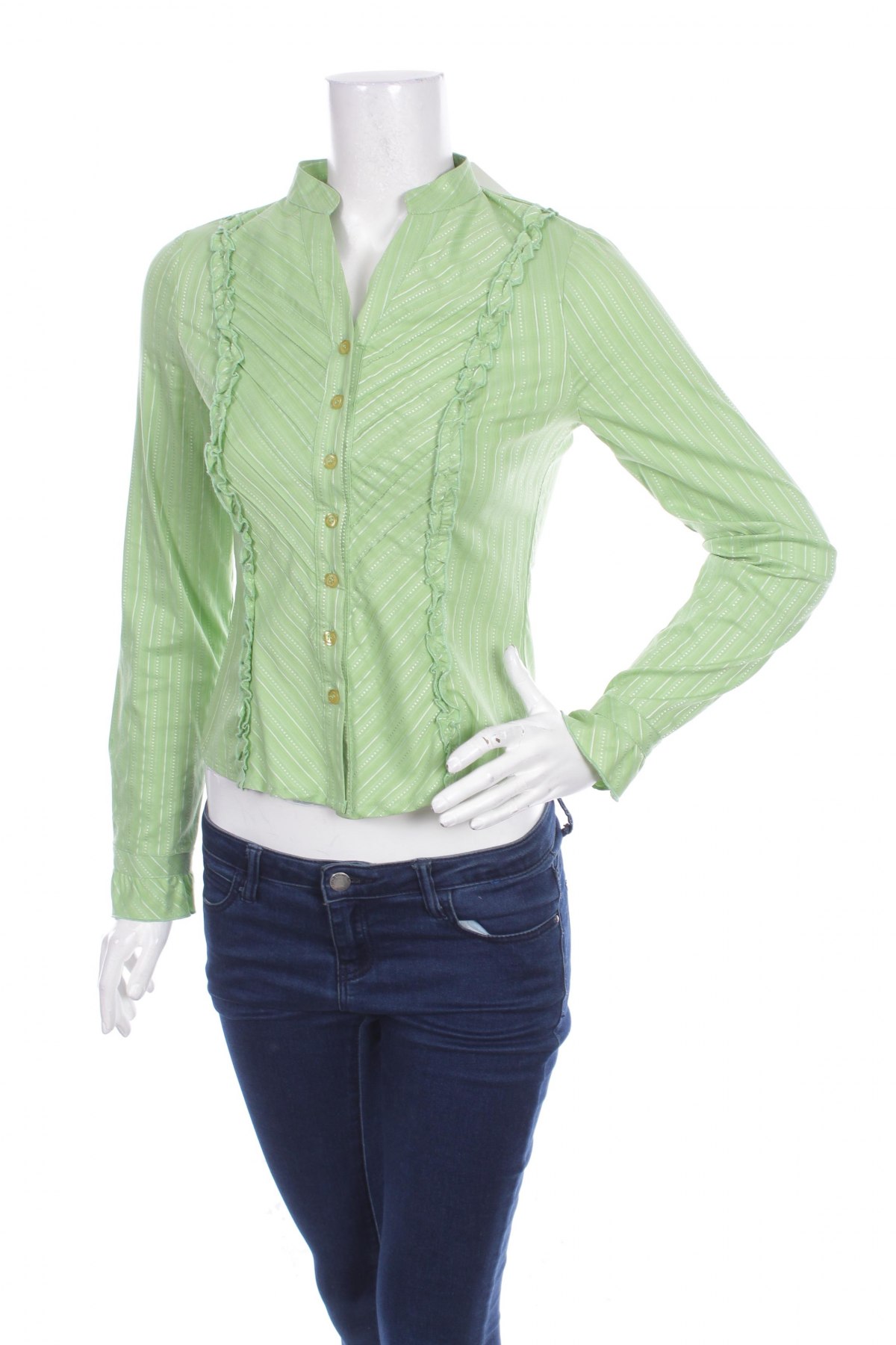 Γυναικείο πουκάμισο Tara, Μέγεθος M, Χρώμα Πράσινο, Τιμή 20,10 €
