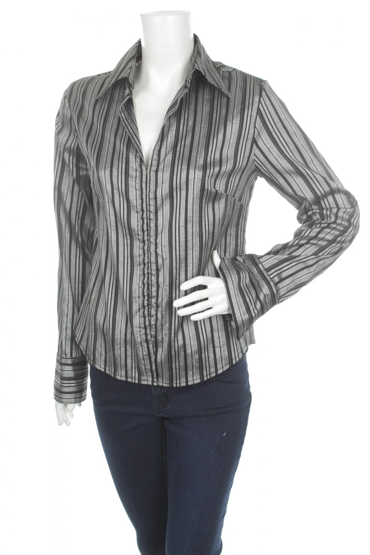 Γυναικείο πουκάμισο, Μέγεθος M, Χρώμα Γκρί, Τιμή 19,59 €