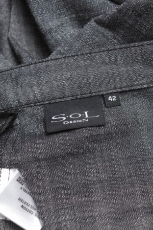 Дамски панталон S.o.l Design, Размер L, Цвят Сив, Цена 22,10 лв.