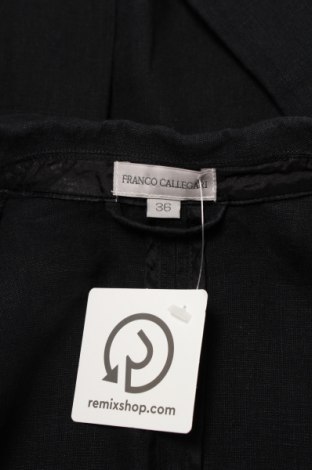 Дамско сако Franco Callegari, Размер S, Цвят Черен, Цена 33,15 лв.