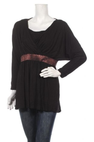 Γυναικεία μπλούζα Irl, Μέγεθος XL, Χρώμα Μαύρο, 95% βισκόζη, 5% ελαστάνη, Τιμή 9,35 €