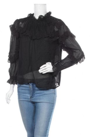 Дамска блуза Iro, Размер S, Цвят Черен, Вискоза, Цена 88,77 лв.