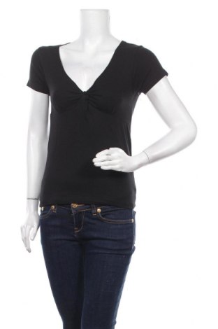 Дамска блуза Jennyfer, Размер S, Цвят Черен, 48% памук, 48% вискоза, 4% еластан, Цена 16,80 лв.