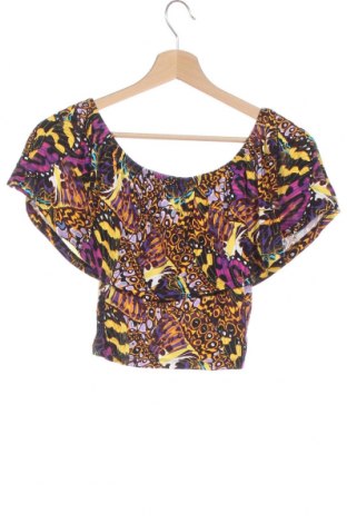 Дамска блуза Monki, Размер XS, Цвят Многоцветен, 95% вискоза, 5% еластан, Цена 13,00 лв.