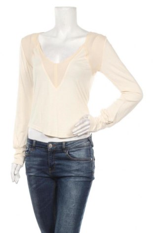 Γυναικεία μπλούζα Munthe Plus Simonsen, Μέγεθος S, Χρώμα  Μπέζ, 95% μοντάλ, 5% ελαστάνη, Τιμή 14,22 €