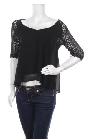 Γυναικεία μπλούζα Zara Trafaluc, Μέγεθος S, Χρώμα Μαύρο, Πολυεστέρας, βαμβάκι, Τιμή 3,84 €