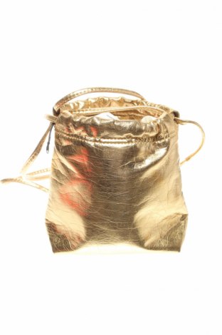 Γυναικεία τσάντα Zara, Χρώμα Χρυσαφί, Δερματίνη, Τιμή 20,10 €