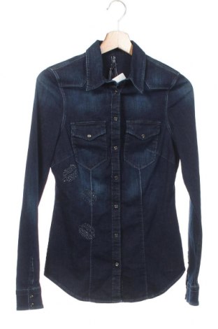 Γυναικείο πουκάμισο Liu Jo, Μέγεθος L, Χρώμα Μπλέ, Τιμή 62,40 €