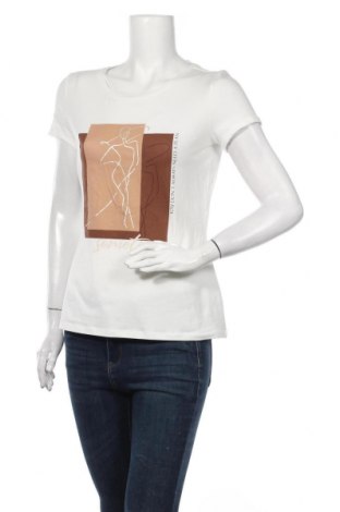 Dámské tričko Comma,, Velikost S, Barva Bílá, 47% bavlna, 47% modal, 6% elastan, Cena  802,00 Kč