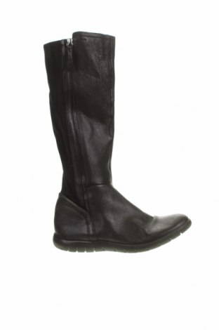Γυναικείες μπότες Geox, Μέγεθος 40, Χρώμα Μαύρο, Γνήσιο δέρμα, κλωστοϋφαντουργικά προϊόντα, Τιμή 109,11 €