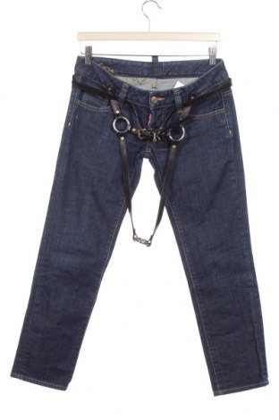 Dámske džínsy  Dsquared2, Veľkosť M, Farba Modrá, 98% bavlna, 2% elastan, Cena  51,40 €