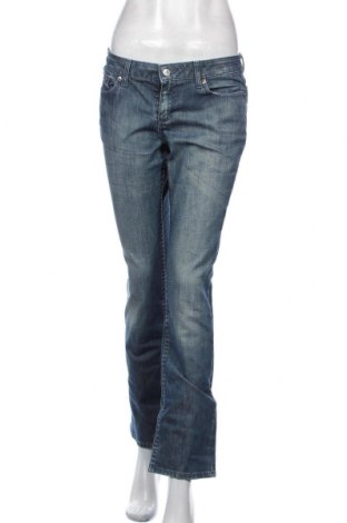 Дамски дънки Tommy Hilfiger, Размер M, Цвят Син, 98% памук, 2% еластан, Цена 32,76 лв.
