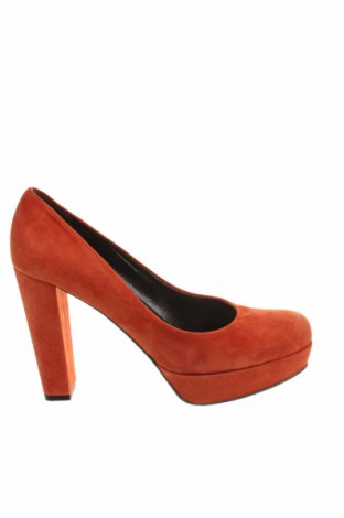 Γυναικεία παπούτσια Kennel & Schmenger, Μέγεθος 40, Χρώμα Πορτοκαλί, Φυσικό σουέτ, Τιμή 10,52 €