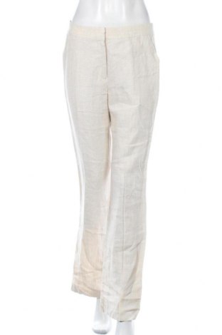 Дамски панталон Austin Reed, Размер M, Цвят Екрю, Лен, Цена 22,93 лв.