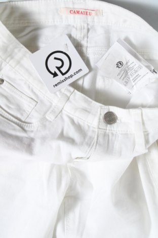 Γυναικείο παντελόνι Camaieu, Μέγεθος XS, Χρώμα Λευκό, Τιμή 32,99 €