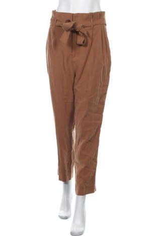 Γυναικείο παντελόνι H&M, Μέγεθος L, Χρώμα Καφέ, 93% βισκόζη, 7% πολυεστέρας, Τιμή 11,82 €