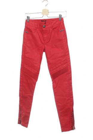 Damskie spodnie IKKS, Rozmiar XS, Kolor Czerwony, 97% bawełna, 33% elastyna, Cena 269,61 zł