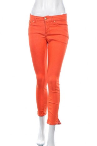 Дамски панталон Oui, Размер S, Цвят Оранжев, 69% памук, 27% полиестер, 4% еластан, Цена 12,01 лв.