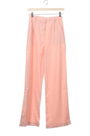 Pantaloni de femei Pull&Bear, Mărime XS, Culoare Roz, 74% poliester, 19% viscoză, 7% elastan, Preț 56,74 Lei