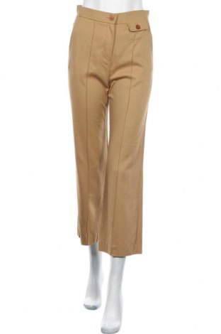 Dámské kalhoty  See By Chloe, Velikost S, Barva Béžová, 85% viskóza, 15% vlna, Cena  3 286,00 Kč