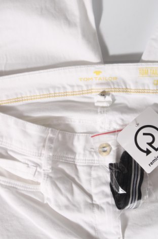 Γυναικείο παντελόνι Tom Tailor, Μέγεθος M, Χρώμα Λευκό, 97% βαμβάκι, 3% ελαστάνη, Τιμή 18,97 €