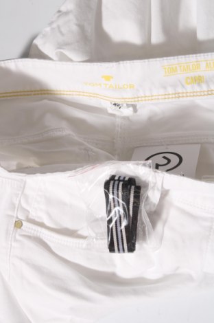 Дамски панталон Tom Tailor, Размер L, Цвят Бял, Цена 32,20 лв.