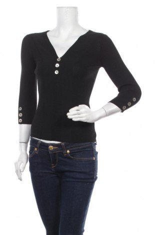 Дамски пуловер Caroll, Размер S, Цвят Черен, 63% вискоза, 37% полиамид, Цена 44,00 лв.
