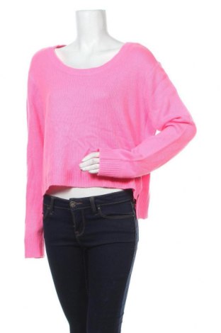 Дамски пуловер H&M Divided, Размер L, Цвят Розов, Акрил, Цена 45,68 лв.