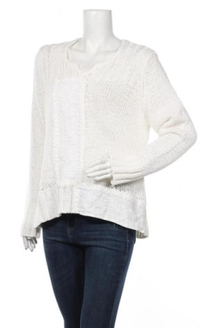 Дамски пуловер Oui, Размер XL, Цвят Бял, 70% полиакрил, 30% полиамид, Цена 37,80 лв.