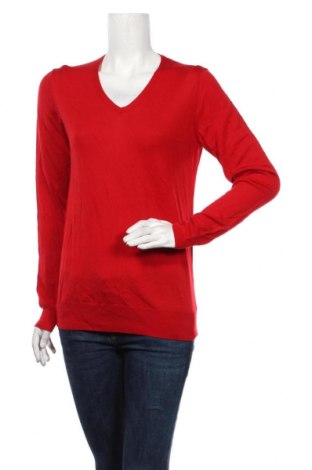 Damenpullover Uniqlo, Größe L, Farbe Rot, 100% Wolle, Preis 22,27 €