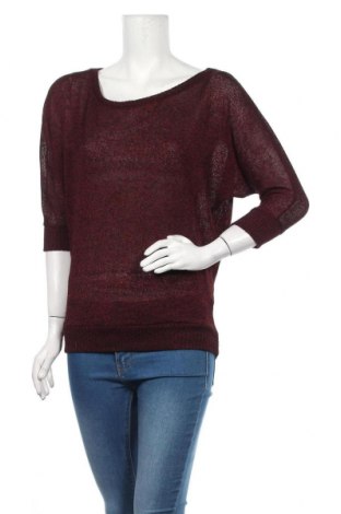 Дамски пуловер Xxi, Размер M, Цвят Червен, 49% полиестер, 48% вискоза, 3% еластан, Цена 33,60 лв.