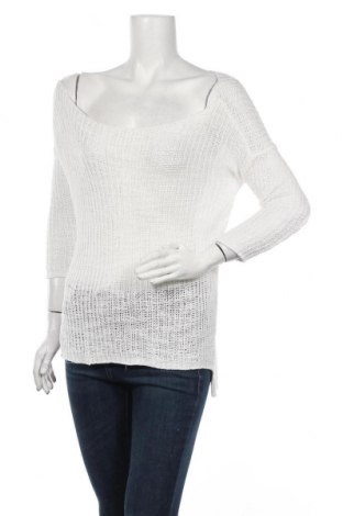 Дамски пуловер Zara Knitwear, Размер S, Цвят Бял, Цена 25,20 лв.