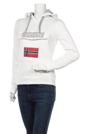 Damska bluza Geographical Norway, Rozmiar S, Kolor Biały, Poliester, Cena 126,88 zł