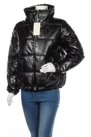 Dámska kožená bunda  Defacto, Veľkosť M, Farba Čierna, Eko koža , Cena  43,56 €