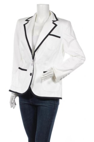 Дамско сако Madeleine, Размер M, Цвят Бял, 98% памук, 2% еластан, Цена 19,84 лв.
