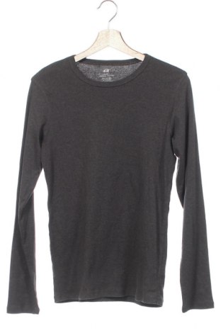 Kinder Shirt H&M, Größe 15-18y/ 170-176 cm, Farbe Grau, Baumwolle, Preis 5,01 €