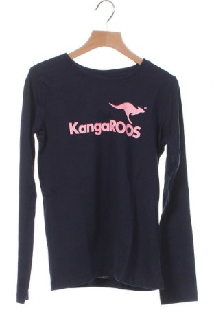 Детска блуза Kangaroos, Размер 9-10y/ 140-146 см, Цвят Син, Памук, Цена 11,50 лв.