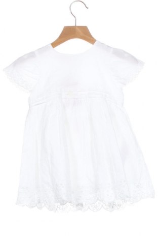 Детска рокля Du Pareil Au Meme, Размер 9-12m/ 74-80 см, Цвят Бял, Памук, Цена 29,90 лв.