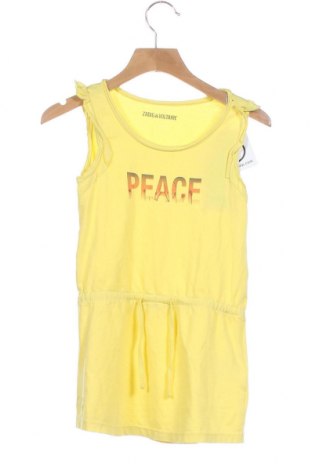 Dziecięca sukienka Zadig & Voltaire, Rozmiar 4-5y/ 110-116 cm, Kolor Żółty, Bawełna, Cena 241,81 zł