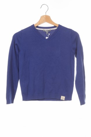 Детски пуловер Bonpoint, Размер 10-11y/ 146-152 см, Цвят Син, Памук, Цена 173,40 лв.