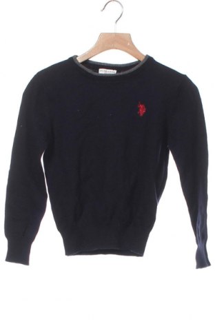 Детски пуловер U.S. Polo Assn., Размер 5-6y/ 116-122 см, Цвят Син, 90% памук, 10% кашмир, Цена 83,40 лв.