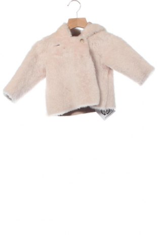 Παιδικό δερμάτινο παλτό Bonpoint, Μέγεθος 6-9m/ 68-74 εκ., Χρώμα Σάπιο μήλο, Γνήσιο δέρμα, φυσική τρίχα, Τιμή 33,22 €