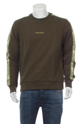 Мъжка блуза Calvin Klein, Размер L, Цвят Зелен, Памук, Цена 132,30 лв.