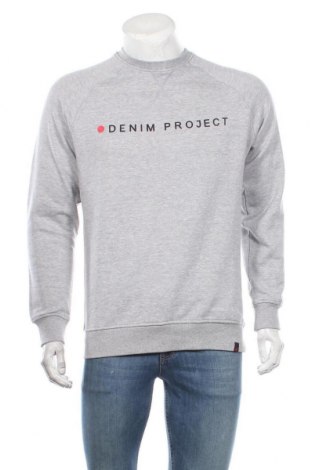 Мъжка блуза Denim Project, Размер M, Цвят Сив, 90% памук, 10% еластан, Цена 36,75 лв.