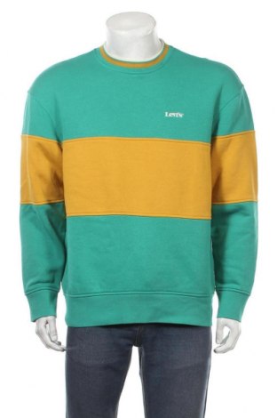 Мъжка блуза Levi's, Размер M, Цвят Зелен, 80% памук, 20% полиестер, Цена 99,40 лв.