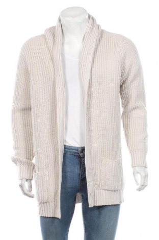 Jachetă tricotată de bărbați Indicode, Mărime XL, Culoare Gri, 60% bumbac, 40% poliacrilic, Preț 175,66 Lei